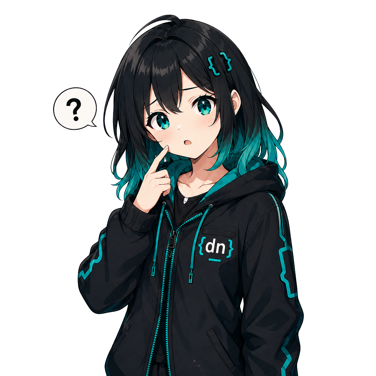 Digi-Chan mit Frage zur Projektplanung